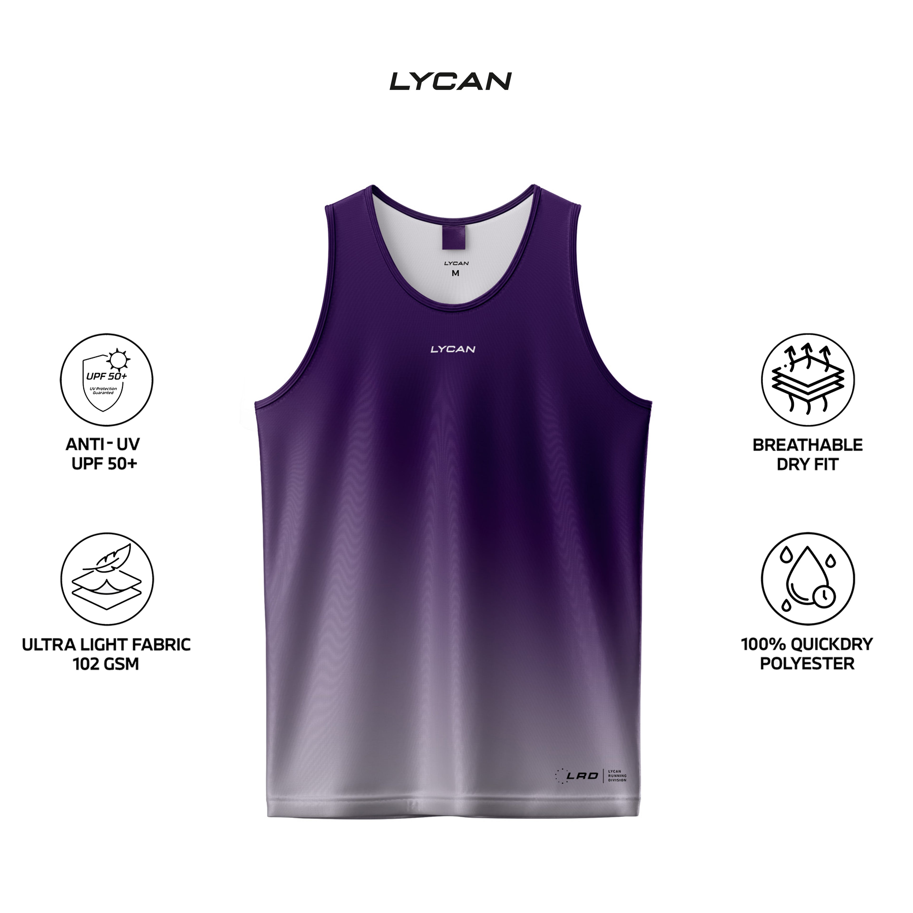 Purple/White